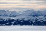 The vast, snowy Alps