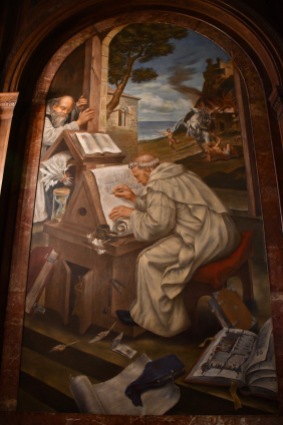 "The Medieval Scribe" Mural